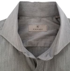 Canali 1934 Men's Long Sleeve Button Up Shirt Size Large